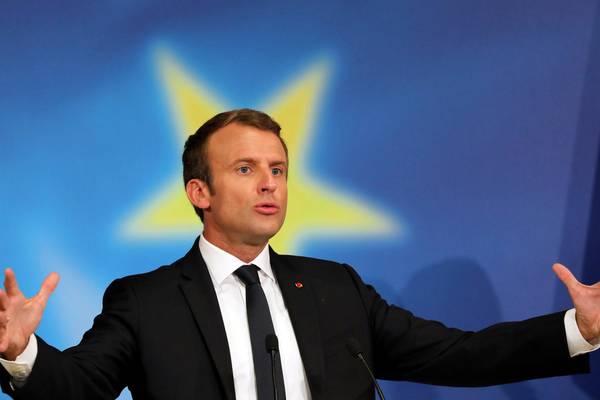 French president Macron outlines ambitious plan for Europe