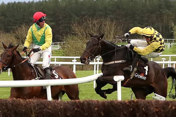 Paul Townend says he heard ‘a shout’ on the way to last fence