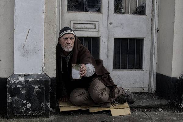 ‘I saw one homeless man after another, hunched in doorways, shrouded in blankets’
