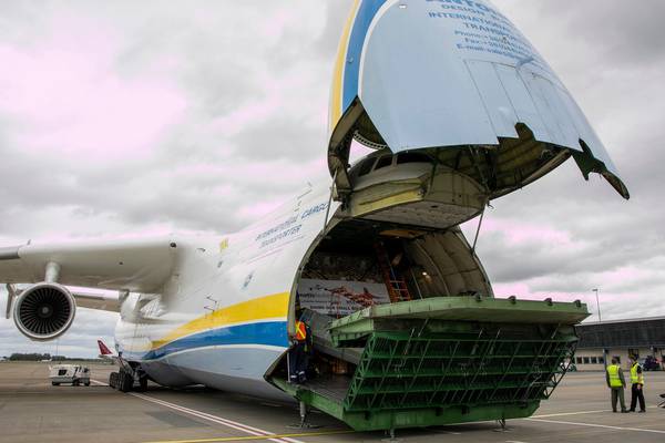 Russians ‘destroy’ giant Ukrainian plane that brought PPE to Ireland