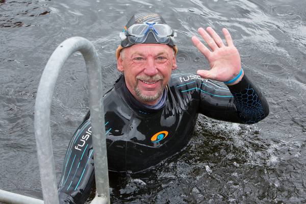 Cancer survivor completes 240km charity swim of Shannon