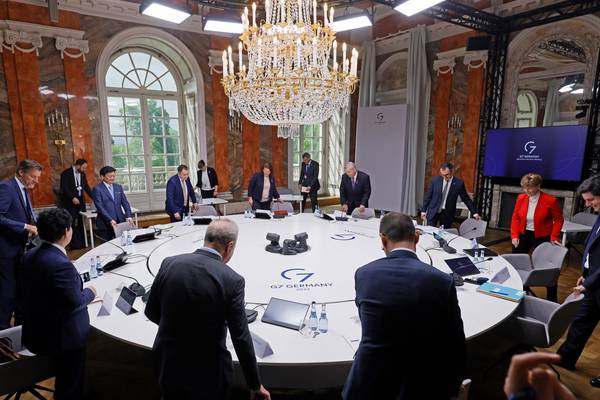 G7 backs more aid and weapons to Ukraine in show of unity against Russia