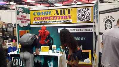 Criticism over Scientology stand at Dublin Comic Con