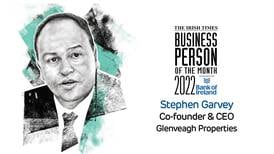 The Irish Times Business Person of the Month: Stephen Garvey