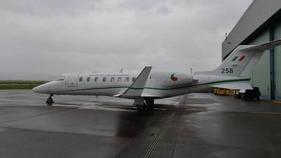 Department of Defence tells Air Corps that €8m government Learjet needs to be taken out of service