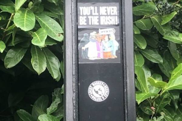 ‘Dreadful behaviour’: Killarney anti-immigrant stickers condemned