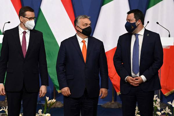Viktor Orban seeks ‘European renaissance’ with Polish and Italian allies
