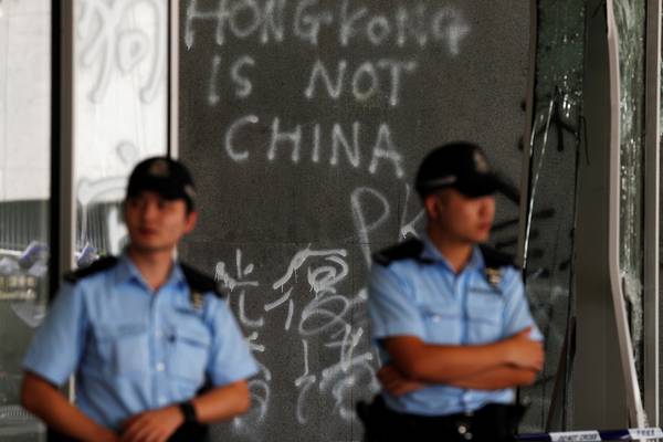 Hong Kong: China condemns protests as ‘undisguised challenge’ to its rule