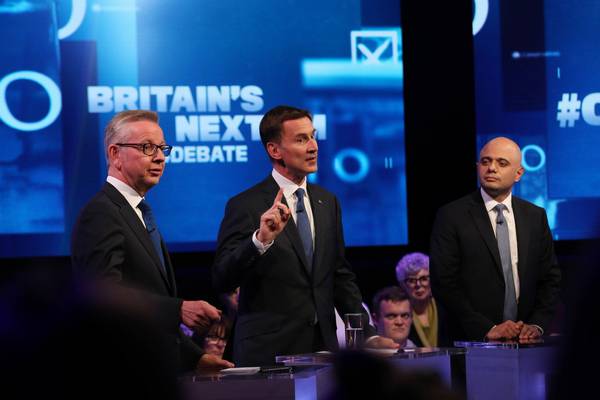 Conservative contenders clash over Brexit during leadership debate
