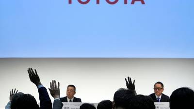 Regulators raid Toyota offices over safety scandal, sending stock down