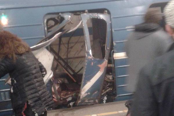 Suicide bomber responsible for St Petersburg blast, says Interfax