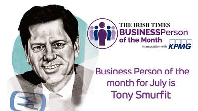 ‘The Irish Times’ Business Person of the Month: Tony Smurfit