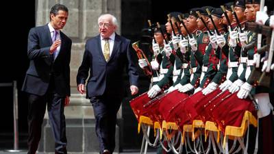 Higgins invites Mexican president on return Irish trip