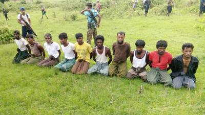 Ten Rohingya men held at gunpoint, then executed in cold blood