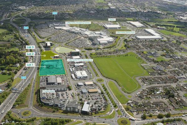Zoned development lands at Liffey Valley Shopping Centre seek €8.4m