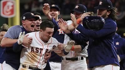 Astros pip Dodgers in thriller to go 3-2 up in World Series