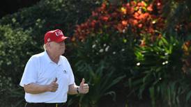 ‘Clank, into the hole’: Trump claims hole-in-one at Florida golf club