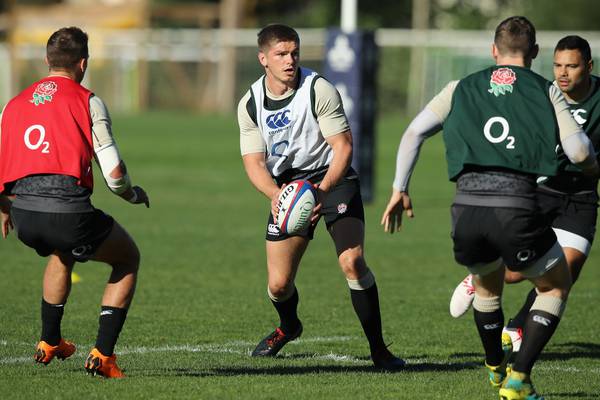 Owen Farrell to start at outhalf for England against Springboks