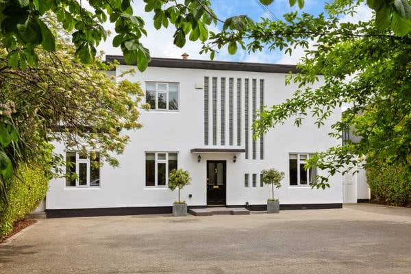 Art-deco gem inspired by work of Finnish architect in Foxrock for €1.995m