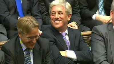Controversial John Bercow back in Commons hot seat
