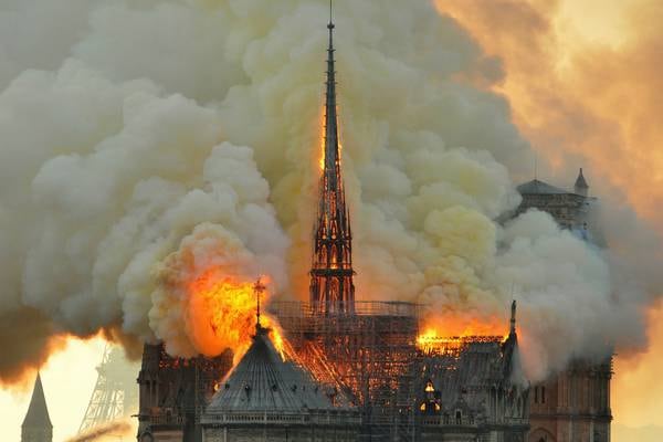 Frank McDonald: I was a visitor to Notre Dame the day it blazed