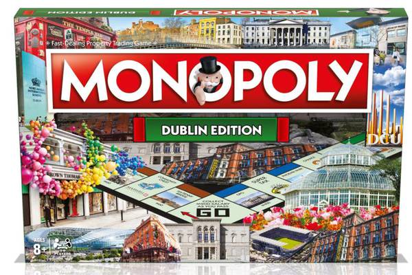 New Dublin Monopoly: Phoenix Park, Molly Malone, Dundrum are in, out go the posh roads