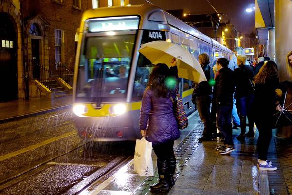 No Luas running between Busáras and the Point