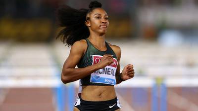 Olympic hurdles champion McNeal suspended for violating anti-doping rules