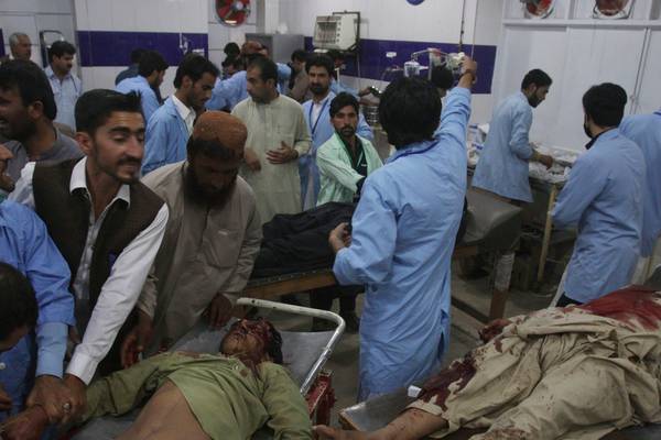 Pakistan election: At least 128 people killed in suicide bombing