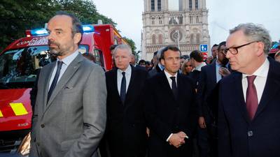 Following Notre Dame fire, Macron must return to politics next week