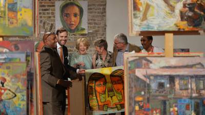 Sabina Higgins opens Ethiopian art exhibition  in Dublin