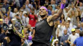 Nadal drops his first set but advances to US Open last eight