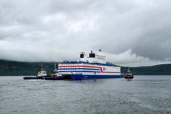 Russia’s floating nuclear power plant sets sail across Arctic