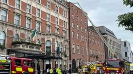  Dublin’s Shelbourne hotel evacuated after fire on premises
