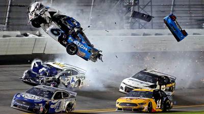 Newman expected to survive fiery crash at finish of Daytona 500