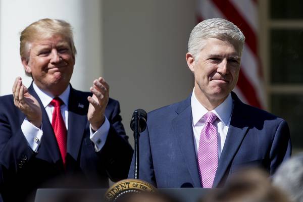 Neil Gorsuch sworn in as US supreme court justice
