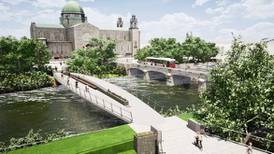 New River Corrib pedestrian and cycle bridge to open in Galway city next year