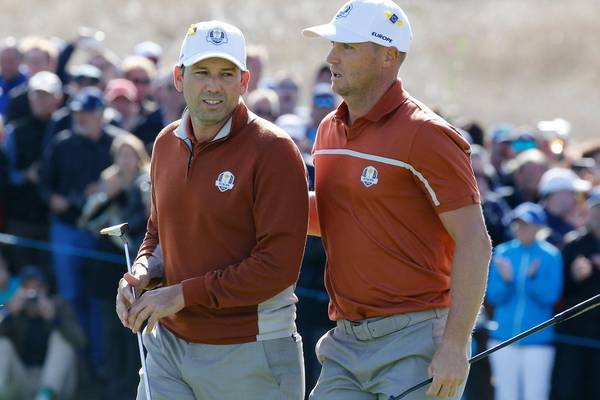 Ryder Cup: Comedy of errors on second hole