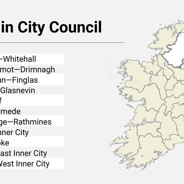 Local Elections: Dublin City Council candidate list