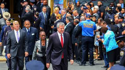 Why New York police officers turned their backs on the mayor