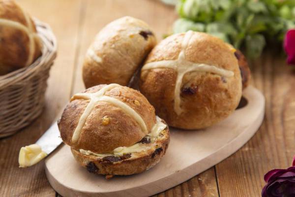 Spicy, sweet and fruity, these hot cross buns are irresistible