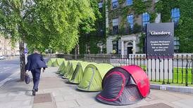 New migrant tent encampment springs up on Leeson Street in Dublin