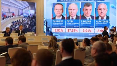 Russia gets six more years of Vladimir Putin after expected landslide election 