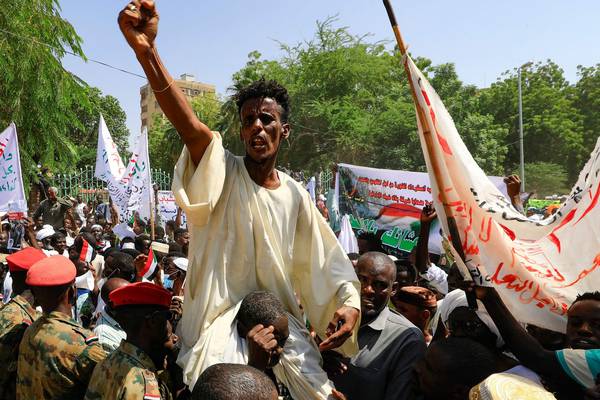 Sudan protesters call for military coup as political crisis deepens