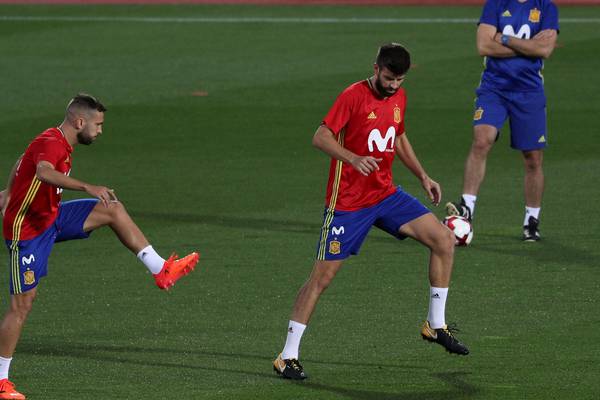 Thiago saddened by abuse of Pique at Spain’s training session