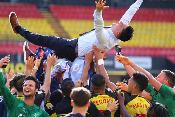 Watford seal promotion back to the Premier League