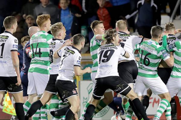 Tempers flare as Dundalk slip to another defeat