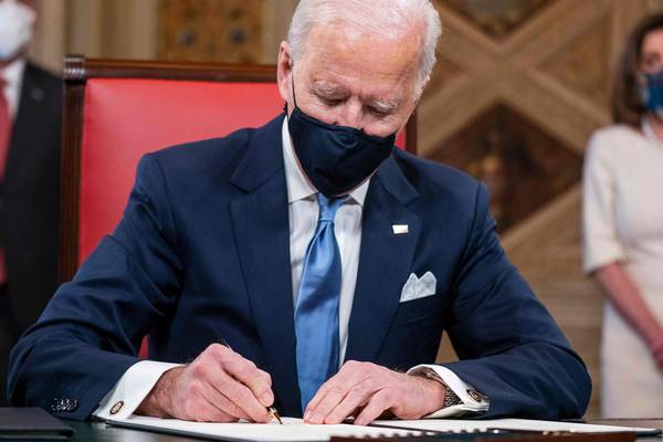 Joe Biden signs executive order for US to rejoin Paris climate accord