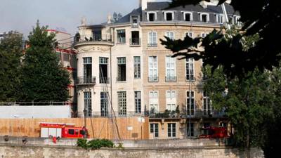 Fire causes ‘irreversible’ damage to historic Parisian mansion