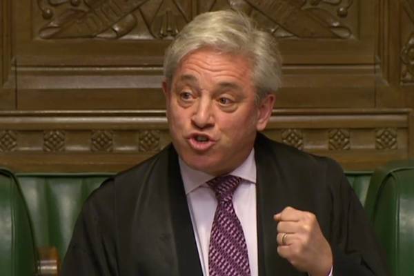 House of Lords speaker unaware of  Bercow’s Trump stance